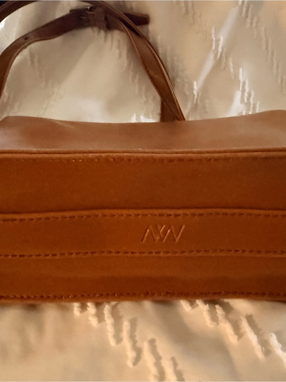 Matt & Nat Cognac Orange Vegan Crossbody Bag - Picture 4 of 10